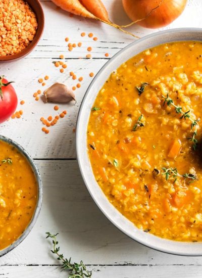 Linsen-Kraftsuppe, Rezept, Einfach und Lecker, Gesundheits- und Ernährungscoach, Rosacea-Expertin, Claudia Rönsch, Hamburg